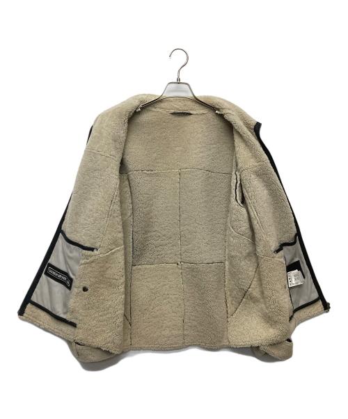 BOSS HUGO BOSS（ボス ヒューゴボス）BOSS HUGO BOSS (ボス ヒューゴボス) レザーボアジャケット ブラック サイズ:42の古着・服飾アイテム