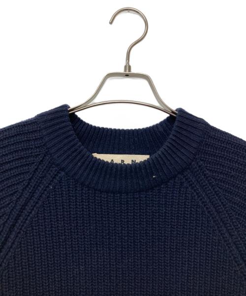 MARNI（マルニ）MARNI (マルニ) 19AWクルーネックニット ネイビー サイズ:46の古着・服飾アイテム