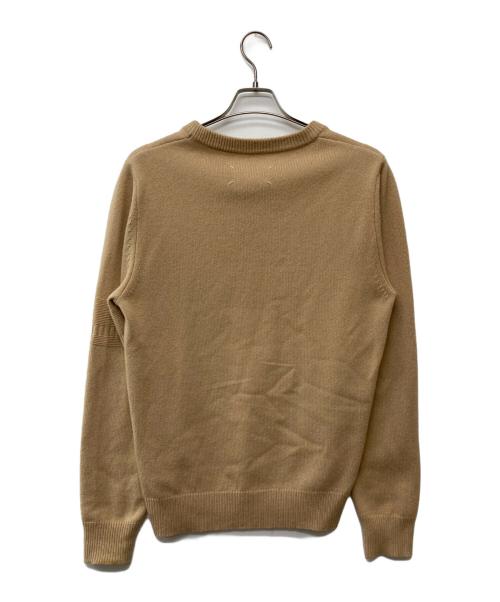 Maison Margiela（メゾンマルジェラ）Maison Margiela (メゾンマルジェラ) 19AW カシミヤ ウール クルーネック ニット ベージュ サイズ:Mの古着・服飾アイテム