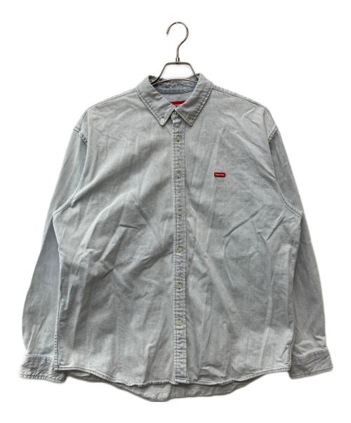 SUPREME（シュプリーム）Supreme (シュプリーム) 25AW Small Box Denim Shirt ブルー サイズ:Largeの古着・服飾アイテム