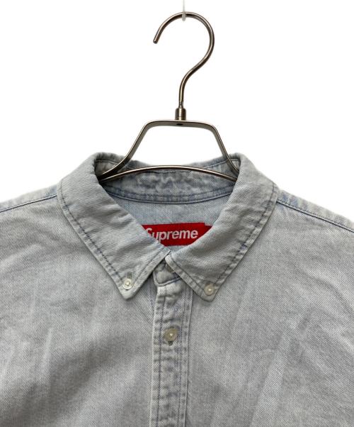 SUPREME（シュプリーム）Supreme (シュプリーム) 25AW Small Box Denim Shirt ブルー サイズ:Largeの古着・服飾アイテム
