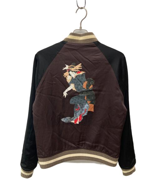 WACKO MARIA（ワコマリア）WACKO MARIA (ワコマリア) SOUVENIR JACKET グリーン×ブラウン サイズ:Ｌの古着・服飾アイテム