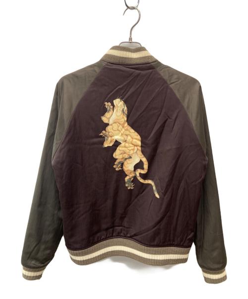 WACKO MARIA（ワコマリア）WACKO MARIA (ワコマリア) SOUVENIR JACKET グリーン×ブラウン サイズ:Ｌの古着・服飾アイテム