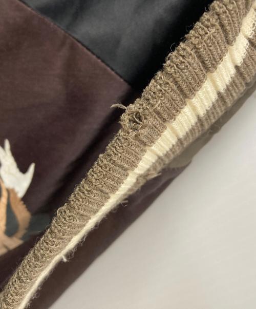 WACKO MARIA（ワコマリア）WACKO MARIA (ワコマリア) SOUVENIR JACKET グリーン×ブラウン サイズ:Ｌの古着・服飾アイテム