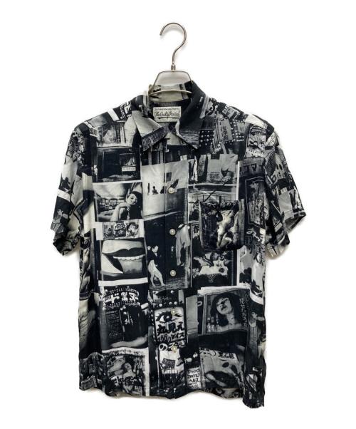 WACKO MARIA（ワコマリア）WACKO MARIA (ワコマリア) 森山大道 (モリヤマダイドウ) HAWAIIAN SHIRT ブラック サイズ:Mの古着・服飾アイテム