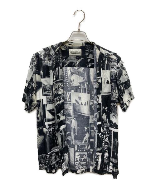 WACKO MARIA（ワコマリア）WACKO MARIA (ワコマリア) 森山大道 (モリヤマダイドウ) HAWAIIAN SHIRT ブラック サイズ:Mの古着・服飾アイテム