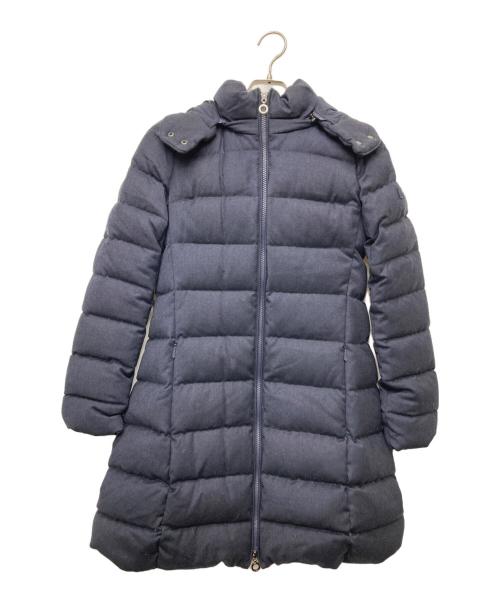 TATRAS（タトラス）TATRAS (タトラス) ウールロングファー付きダウンコート ネイビー サイズ:02の古着・服飾アイテム