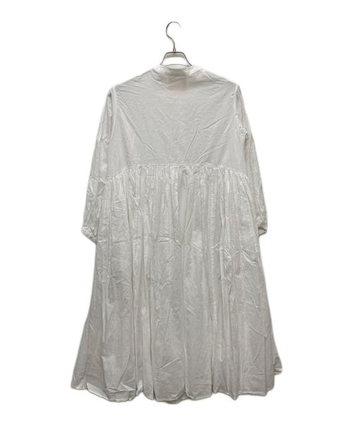 BEARDSLEY（ビアズリー）BEARDSLEY (ビアズリー) ギャザーワンピース/BEZ1022209A0007 ホワイト サイズ:FREEの古着・服飾アイテム