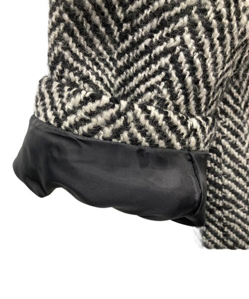 Noble（ノーブル）Noble (ノーブル) ビッグヘリンボンショートブルゾン/22011240103040 グレー サイズ:SIZE Freeの古着・服飾アイテム