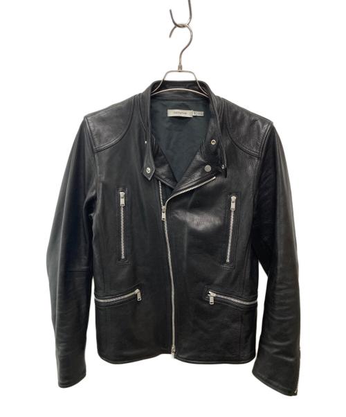 nonnative（ノンネイティブ）nonnative (ノンネイティブ) BIKER BLOUSON COW LEATHER/NN-J3005 ブラック サイズ:1の古着・服飾アイテム