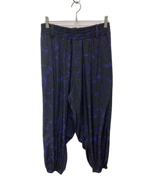 Y's（ワイズ）Y's (ワイズ)  キャット柄ルーズパンツ/YE-P47-930 パープル サイズ:2の古着・服飾アイテム