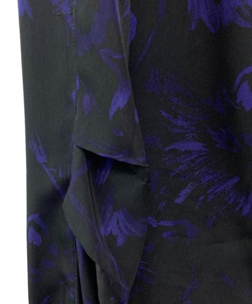 Y's（ワイズ）Y's (ワイズ)  キャット柄ルーズパンツ/YE-P47-930 パープル サイズ:2の古着・服飾アイテム