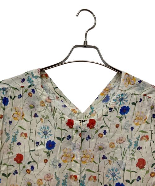 RHC Ron Herman（アールエイチシー ロンハーマン）RHC Ron Herman (アールエイチシー ロンハーマン) LIBERTY (リバティ) 別注総柄シャツワンピース/3110300206 アイボリー サイズ:XSの古着・服飾アイテム