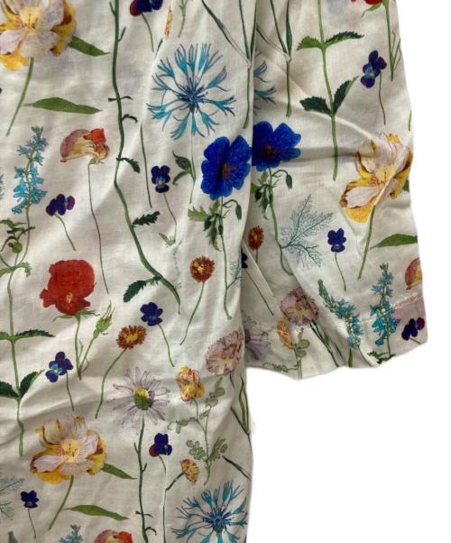 RHC Ron Herman（アールエイチシー ロンハーマン）RHC Ron Herman (アールエイチシー ロンハーマン) LIBERTY (リバティ) 別注総柄シャツワンピース/3110300206 アイボリー サイズ:XSの古着・服飾アイテム