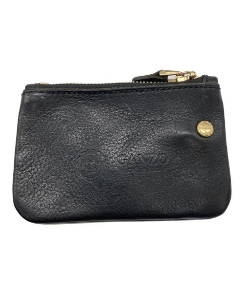 GANZO（ガンゾ）GANZO (ガンゾ) キーリング付コインケース ブラックの古着・服飾アイテム