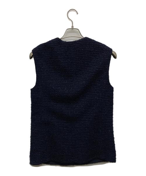 ANAYI（アナイ）ANAYI (アナイ) ミツイードポケットジレベスト/102217-10-040 ネイビー サイズ:３６の古着・服飾アイテム