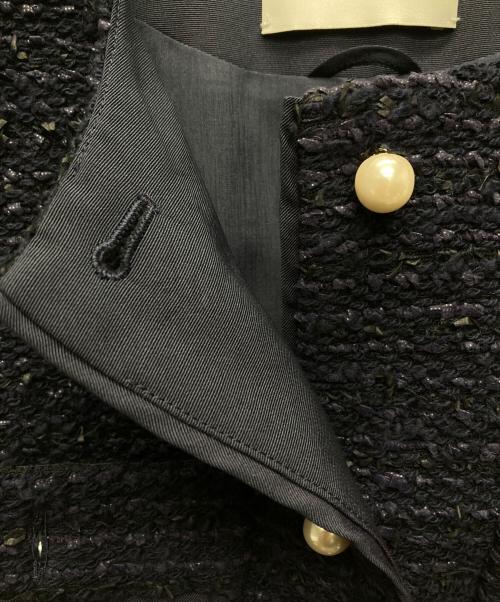 ANAYI（アナイ）ANAYI (アナイ) ミツイードポケットジレベスト/102217-10-040 ネイビー サイズ:３６の古着・服飾アイテム