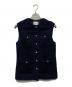ANAYI（アナイ）の古着「ミツイードポケットジレベスト/102217-10-040」｜ネイビー