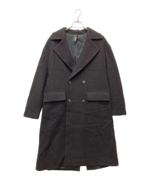 HEVO（イーヴォ）HEVO (イーヴォ) ウールコート ブラウン サイズ:48の古着・服飾アイテム