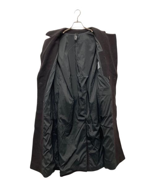 HEVO（イーヴォ）HEVO (イーヴォ) ウールコート ブラウン サイズ:48の古着・服飾アイテム