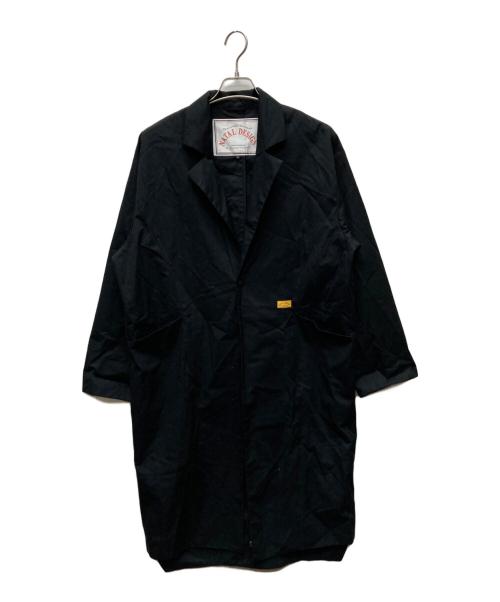 NATAL DESIGN（ネイタルデザイン）NATAL DESIGN (ネイタルデザイン) SHOP COAT BIG GAUZE ブラック サイズ:Ｌの古着・服飾アイテム