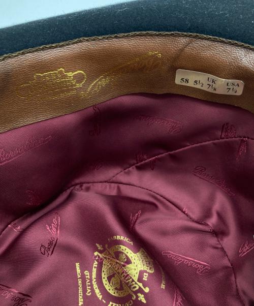 BORSALINO（ボルサリーノ）BORSALINO (ボルサリーノ) ラビットファーハット ブラック サイズ:58cmの古着・服飾アイテム