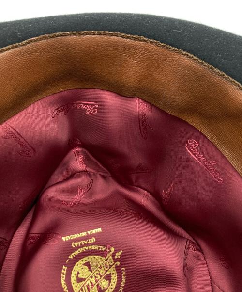 BORSALINO（ボルサリーノ）BORSALINO (ボルサリーノ) ラビットファーハット ブラック サイズ:58cmの古着・服飾アイテム