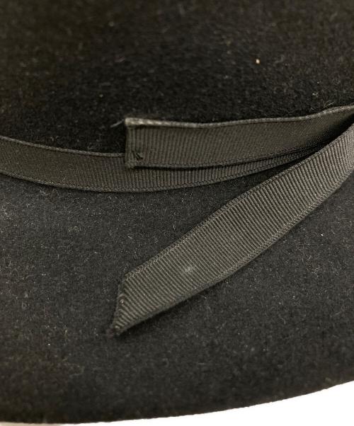 BORSALINO（ボルサリーノ）BORSALINO (ボルサリーノ) ラビットファーハット ブラック サイズ:58cmの古着・服飾アイテム