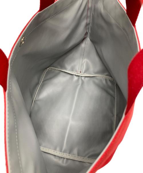 Herve Chapelier（エルベシャプリエ）Herve Chapelier (エルベシャプリエ) 舟形トートバッグ（Mサイズ）/707CB レッドの古着・服飾アイテム