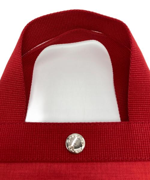 Herve Chapelier（エルベシャプリエ）Herve Chapelier (エルベシャプリエ) 舟形トートバッグ（Mサイズ）/707CB レッドの古着・服飾アイテム