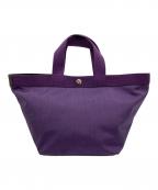 Herve Chapelierエルベシャプリエ）の古着「舟形トートバッグ（Mサイズ）」｜パープル