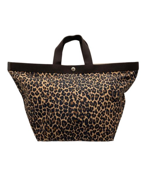 Herve Chapelier（エルベシャプリエ）Herve Chapelier (エルベシャプリエ) パンサー舟形トートバッグ（Lサイズ）/725F ベージュの古着・服飾アイテム