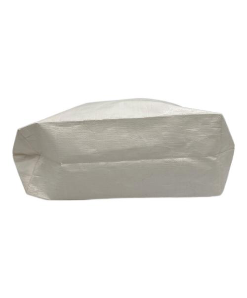 Herve Chapelier（エルベシャプリエ）Herve Chapelier (エルベシャプリエ) マルシェバッグM/2012PP ホワイト×ネイビーの古着・服飾アイテム