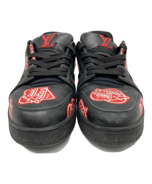 LOUIS VUITTON（ルイ ヴィトン）LOUIS VUITTON (ルイ ヴィトン) NIGO (二ゴー) Trainer Sneaker Plain Calf Leather 