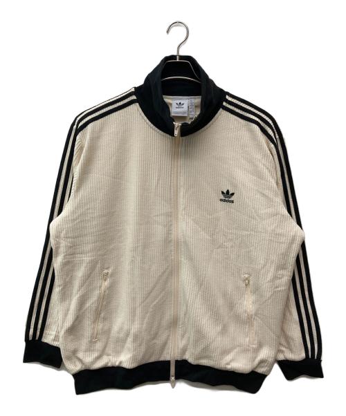 adidas Originals（アディダスオリジナル）adidas Originals (アディダスオリジナル) アディカラー ワッフル クラシック トラックトップ アイボリー サイズ:5XLの古着・服飾アイテム