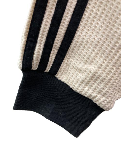 adidas Originals（アディダスオリジナル）adidas Originals (アディダスオリジナル) アディカラー ワッフル クラシック トラックトップ アイボリー サイズ:5XLの古着・服飾アイテム