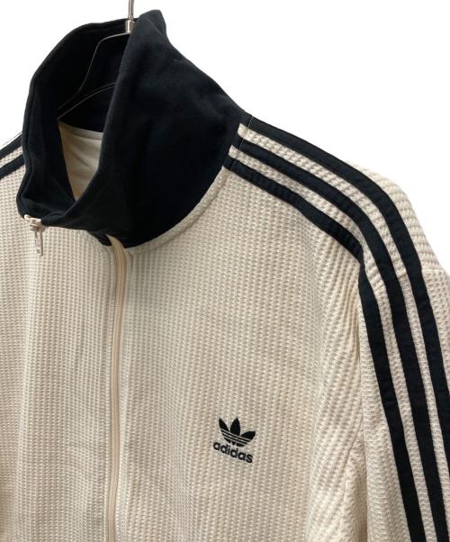 adidas Originals（アディダスオリジナル）adidas Originals (アディダスオリジナル) アディカラー ワッフル クラシック トラックトップ アイボリー サイズ:5XLの古着・服飾アイテム