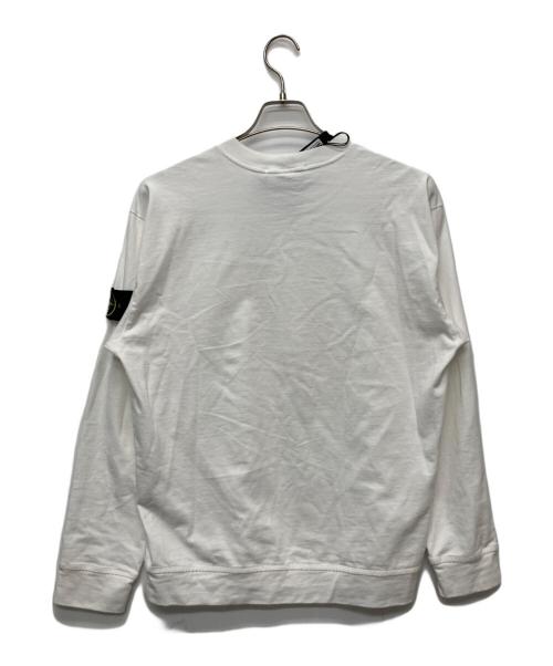 STONE ISLAND（ストーンアイランド）STONE ISLAND (ストーンアイランド) スウェットシャツ ホワイト サイズ:Mの古着・服飾アイテム