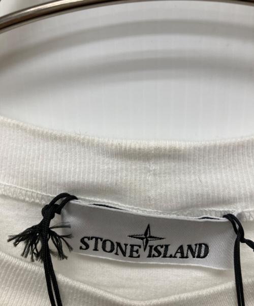 STONE ISLAND（ストーンアイランド）STONE ISLAND (ストーンアイランド) スウェットシャツ ホワイト サイズ:Mの古着・服飾アイテム
