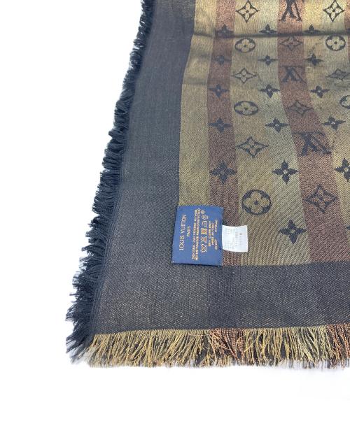 LOUIS VUITTON（ルイ ヴィトン）LOUIS VUITTON (ルイ ヴィトン) ショール・モノグラム ソー シャイン/M71548 ブラウンの古着・服飾アイテム