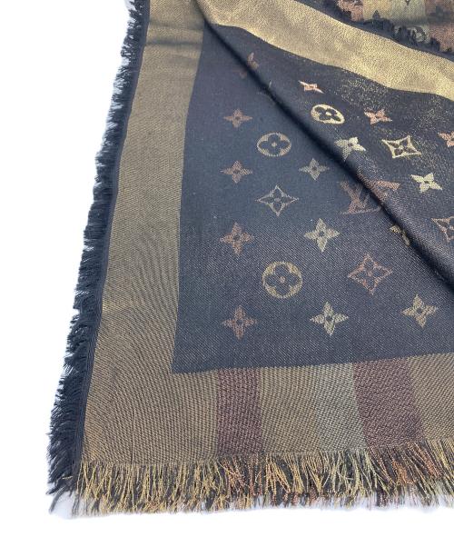 LOUIS VUITTON（ルイ ヴィトン）LOUIS VUITTON (ルイ ヴィトン) ショール・モノグラム ソー シャイン/M71548 ブラウンの古着・服飾アイテム