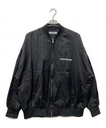 COOTIE PRODUCTIONS（クーティープロダクツ）の古着「C/R Satin Embroidery Blouson」｜ブラック