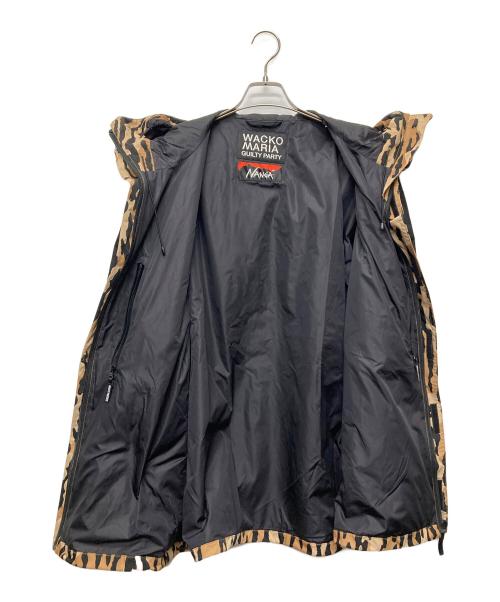 WACKO MARIA（ワコマリア）WACKO MARIA (ワコマリア) NANGA (ナンガ) マウンテンパーカー ブラック×ベージュ サイズ:Ｌの古着・服飾アイテム