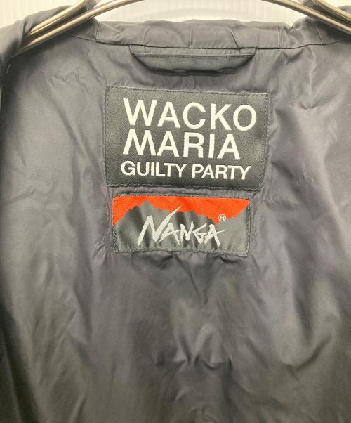 WACKO MARIA（ワコマリア）WACKO MARIA (ワコマリア) NANGA (ナンガ) マウンテンパーカー ブラック×ベージュ サイズ:Ｌの古着・服飾アイテム