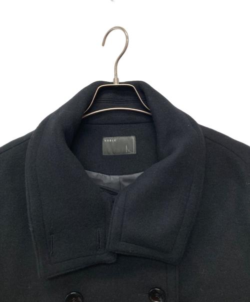 Noble（ノーブル）Noble (ノーブル) スタンドカラーオーバーコート ブラック サイズ:F 未使用品の古着・服飾アイテム