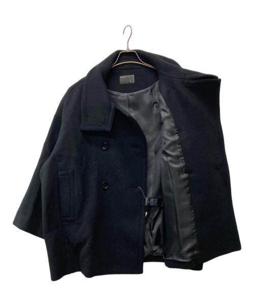 Noble（ノーブル）Noble (ノーブル) スタンドカラーオーバーコート ブラック サイズ:F 未使用品の古着・服飾アイテム