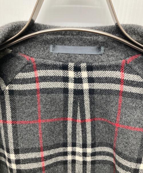 Burberry's（バーバリー）Burberry's (バーバリーズ) 金釦カシミヤ混ウールコート グレー サイズ:38の古着・服飾アイテム