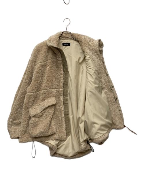 Knuth Marf（クヌースマーフ）KNUTH MARF (クヌースマーフ) ボアフリースジャケット/KMH22WG5 ベージュ サイズ:Fの古着・服飾アイテム