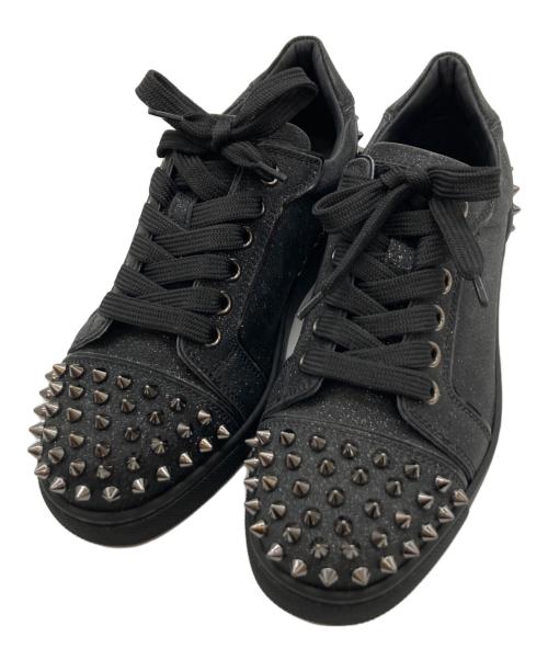 Christian Louboutin（クリスチャン・ルブタン）Christian Louboutin (クリスチャン・ルブタン) VIEIRA 2 スタッズスニーカー ブラック サイズ:34の古着・服飾アイテム