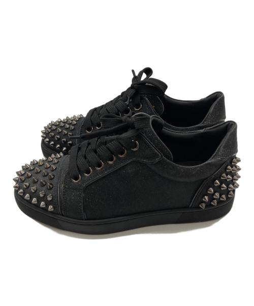 Christian Louboutin（クリスチャン・ルブタン）Christian Louboutin (クリスチャン・ルブタン) VIEIRA 2 スタッズスニーカー ブラック サイズ:34の古着・服飾アイテム